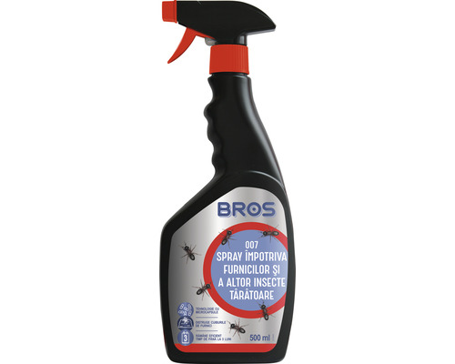 Spray Bros împotriva furnicilor și altor insecte rampante, 500 ml