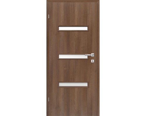 Foaie de ușă Classen nuc cpl Century 3 MDF 203,5x84,4 cm stânga