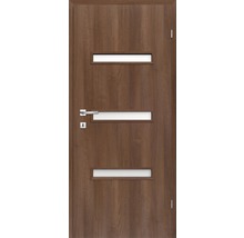 Ușă de interior cu trei decupaje dreptunghiulare pentru lumină și mâner