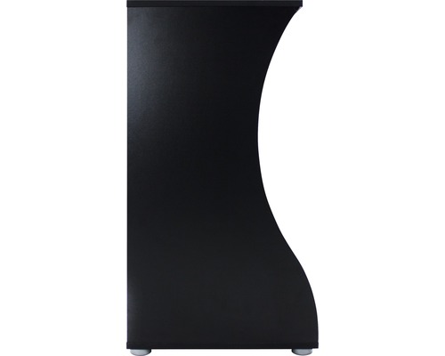 Laterala dulapului cu design curbat