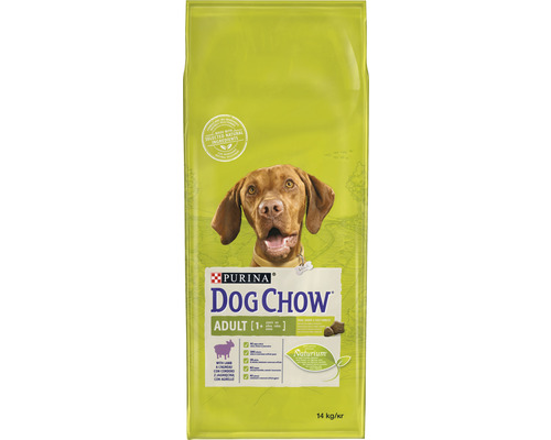 Hrană uscată pentru câini PURINA Dog Chow Adult cu miel și orez 14 kg