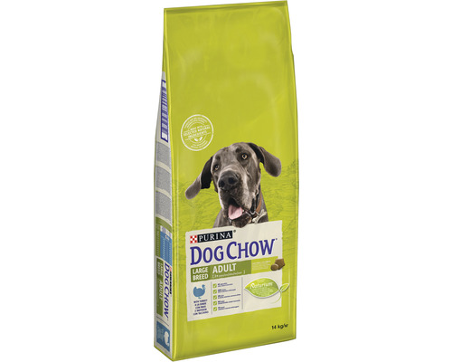 Purina Dog Chow Adult Large Breed hrană pentru câini în ambalaj de 14 kilograme