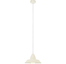 Lampa suspendată crem cu abajur