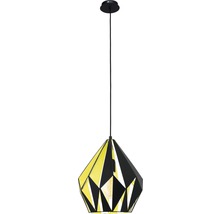 Lumină suspendată cu abajur geometric din metal