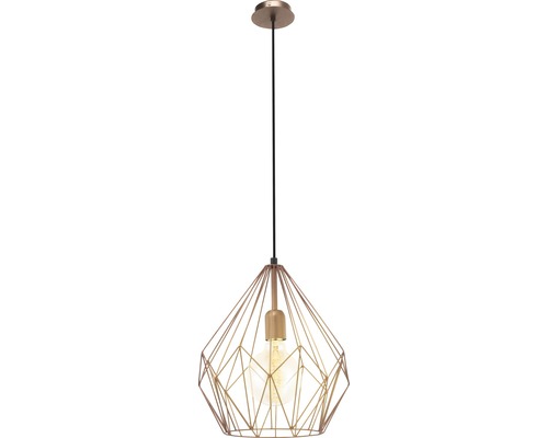 Lumină suspendată cu abajur geometric din metal
