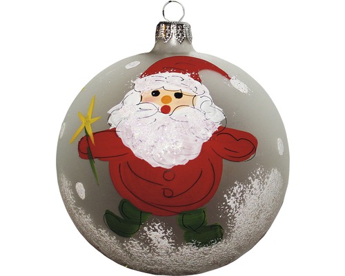 Glob de Crăciun cu motiv Moș Crăciun