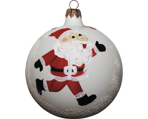 Glob de Crăciun cu motiv Moș Crăciun