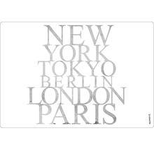 Înscripție New York, Tokio, Berlin, Londra, Paris