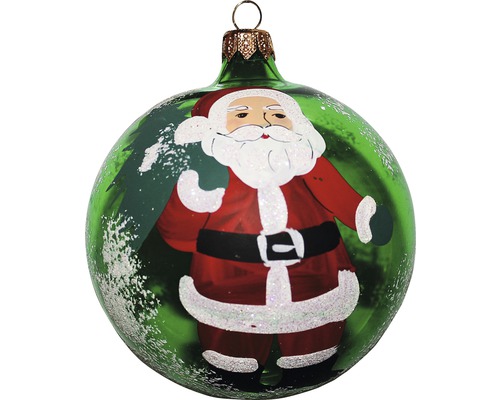 Glob de Crăciun cu motiv Moș Crăciun