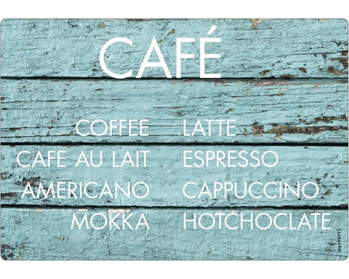 Motiv cu cafenea pe fundal de lemn cu variante de cafea