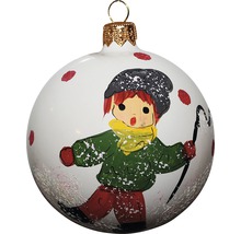 Glob de Crăciun cu motiv de iarnă pentru bradul de Crăciun