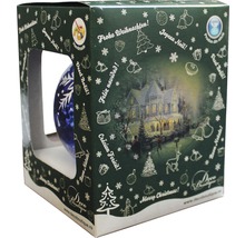 Ambalaj glob de Crăciun cu motiv de iarnă