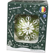 Glob de Crăciun în ambalaj cu inscripția Crăciun Fericit