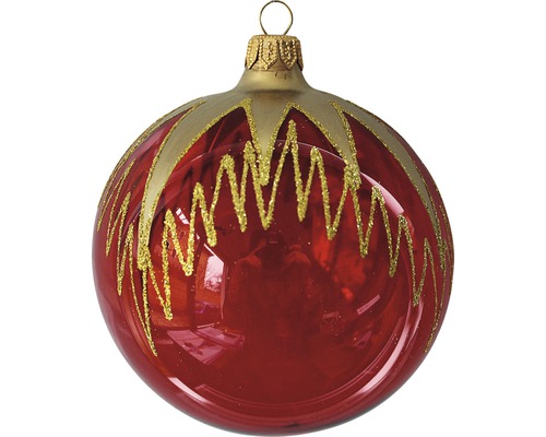 Glob de brad cu model în zig-zag