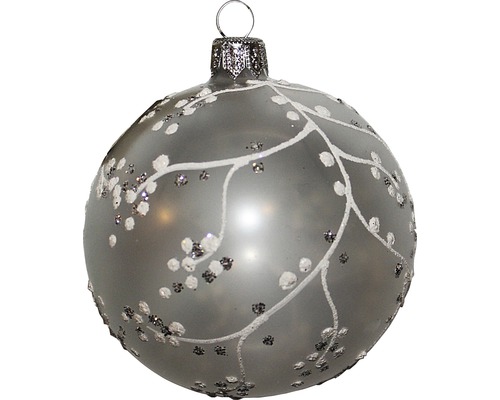 Glob de Crăciun cu model floral