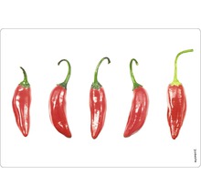 Cinci ardei iuți roșii