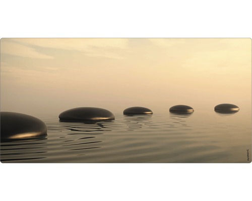 Pictură murală decorativă cu pietre în apă