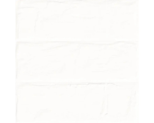 Faianță baie / bucătărie Brick White, albă mată, 33,15x33,15 cm Hârtie albă cu pliuri