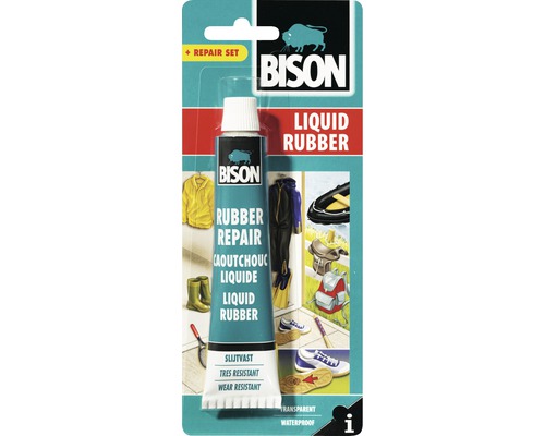 Adeziv pentru cauciuc Bison Liquid Rubber 50 ml Set de reparare cauciuc lichid Bison