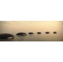 Imagine decorativă de perete cu pietre pe apă