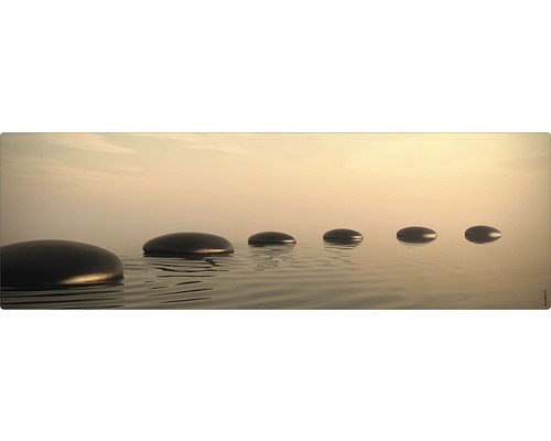 Imagine decorativă de perete cu pietre pe apă