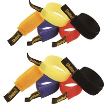 Set organizatoare cu bandă scai/velcro pentru cabluri Unitec 170mm, 10 piese, diferite culori-thumb-1 Set organizatoare cu bandă scai/velcro pentru cabluri Unitec 170mm, 10 piese, diferite culori-thumb-1