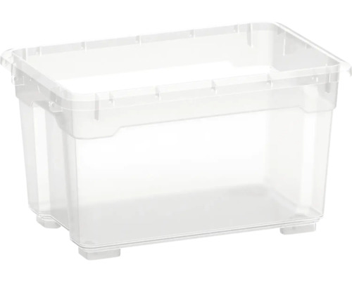 Cutie depozitare plastic fără capac Dirk XXS 4,5L 260x170x150 mm transparentă-0