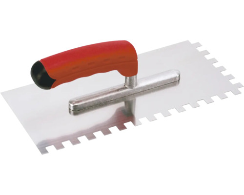Gletieră inox cu dinți de 10 mm Kaufmann 28x13 cm Gletieră inox cu dinți de 10 mm Kaufmann 28x13 cm