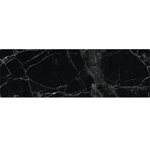 Model de faianță cu aspect de marmură cu fundal întunecat și vinișoare deschise