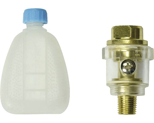 Mini-lubrificator Stanley 1/4", cu recipient din plastic cu pipetă