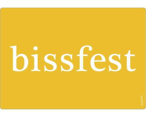 Inscripție Bissfest