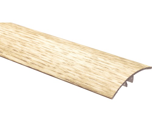 Profil de trecere SKANDOR aluminiu 900x40x6,2 mm stejar rustic Șină de profil cu decor de lemn