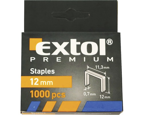 Capse Extol Premium, 12 mm, 1000 bucăți