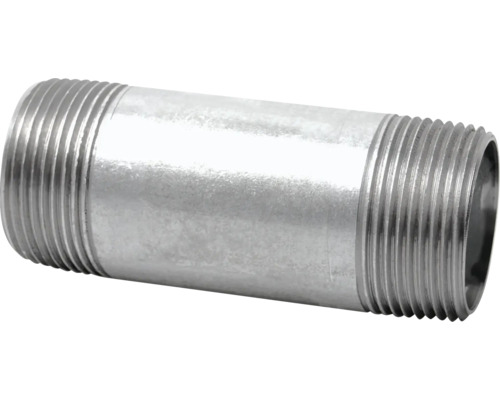 Prelungire pentru țeavă zincată 1"x10cm Racord filetat din metal