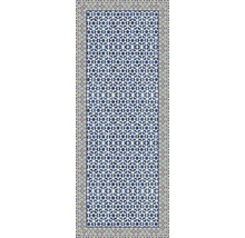 Covor cu model stea albastră și bordură