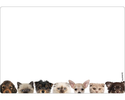 Suport de birou cu motive de pisici și câini