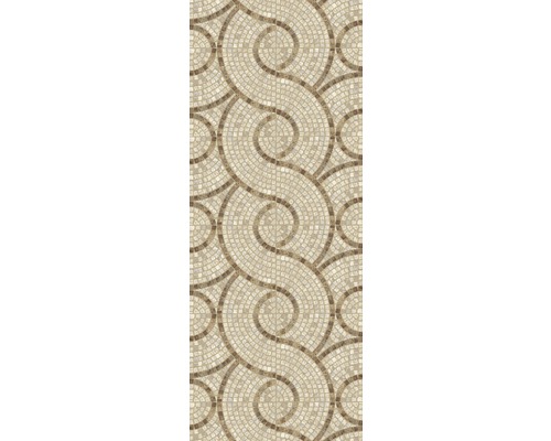 Placă decorativă de mozaic cu model spiralat pentru perete și podea