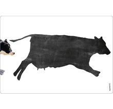 Covoraș cu motiv de vacă