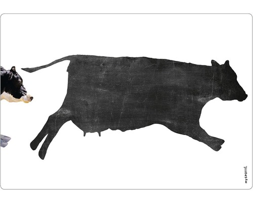 Covoraș cu motiv de vacă