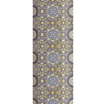 Panou decorativ cu model albastru și auriu