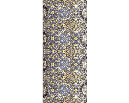 Model decorativ cu elemente florale și geometrice pentru designul peretelui