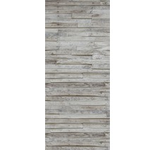 Lambriu din lemn cu scânduri dispuse orizontal