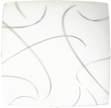 Plafonieră Top Light 5502/H/BP/HSL E27 max. 2x60W, alb cu linii gri
