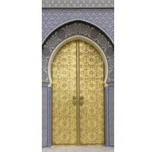 Poartă aurie cu motive islamice