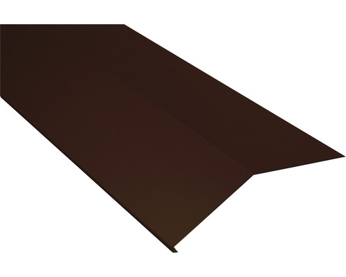 Șorț de jgheab PRECIT pentru țiglă metalică 0,4x178x2000 mm maro mat