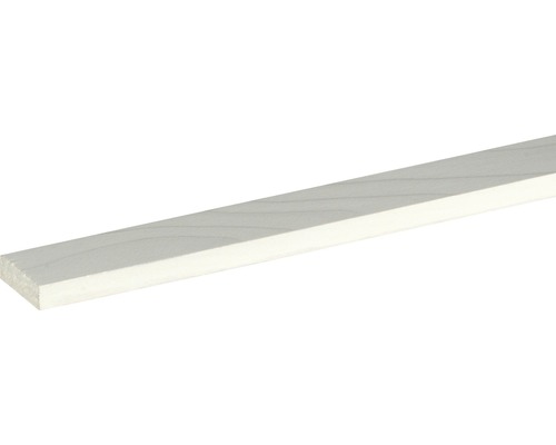 Plintă lemn rășinos lăcuită alb 10x29x2400 mm Șipcă din lemn