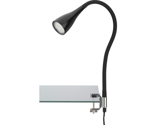 Lampă de birou Elasti GU10 3W, bec LED inclus, negru