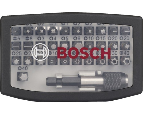 Set biți Bosch Zubehör Torx/PH/PZ/drept, 32 piese, incl. | HORNBACH