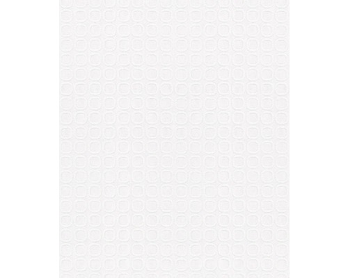 Tapet vlies 9434 Patent Decor 3D alb 10,05x0,53 m Fundal cu model oval repetitiv