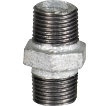 Racord dublu din metal cu filet